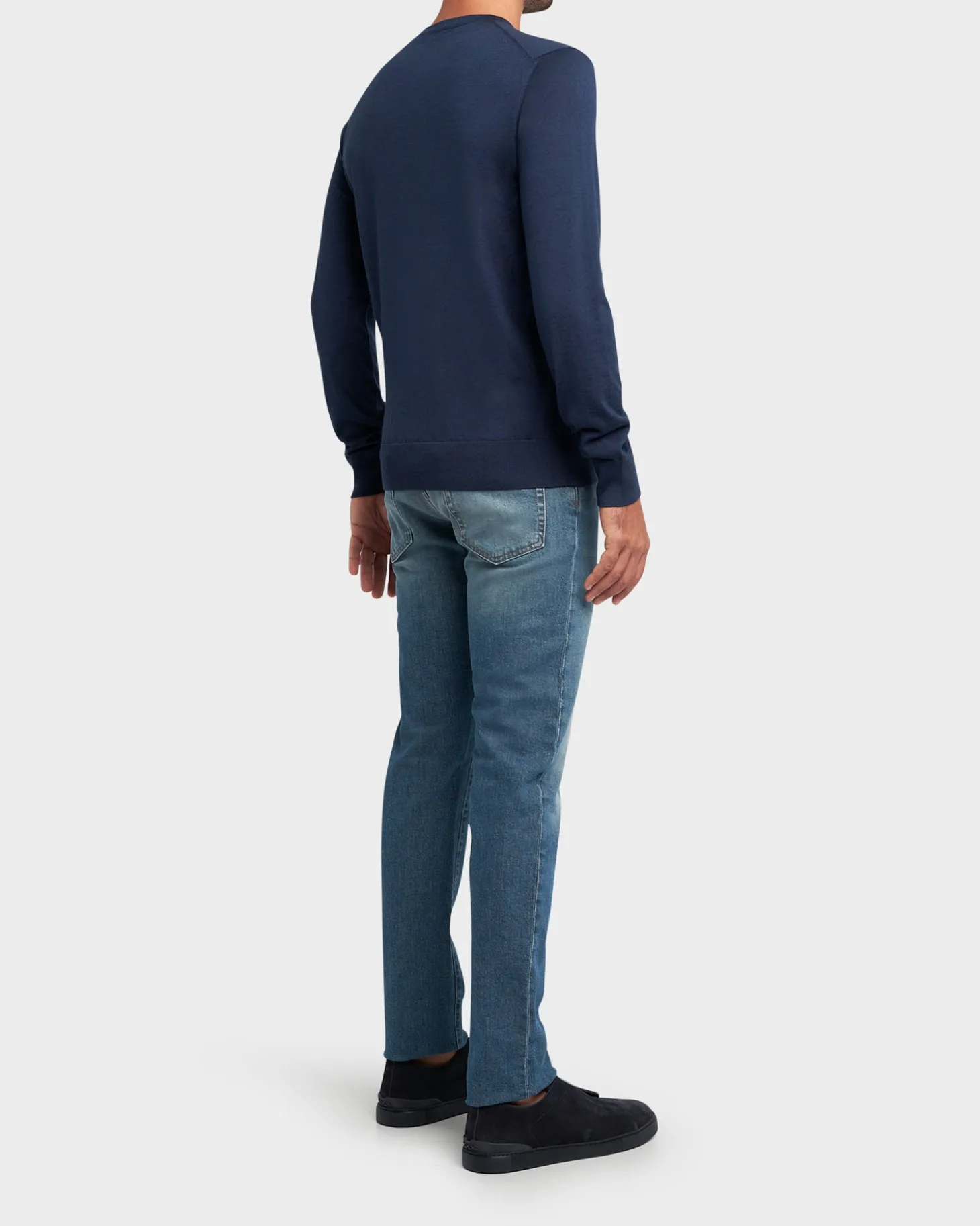 Blue Cotton Slim Fit City Jeans