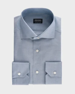 Blue Crossover Blend Shirt