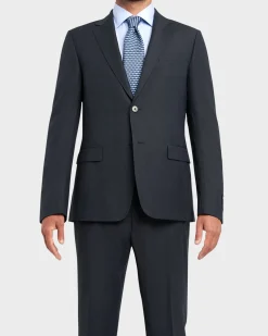 Blue Grey Wool Suit