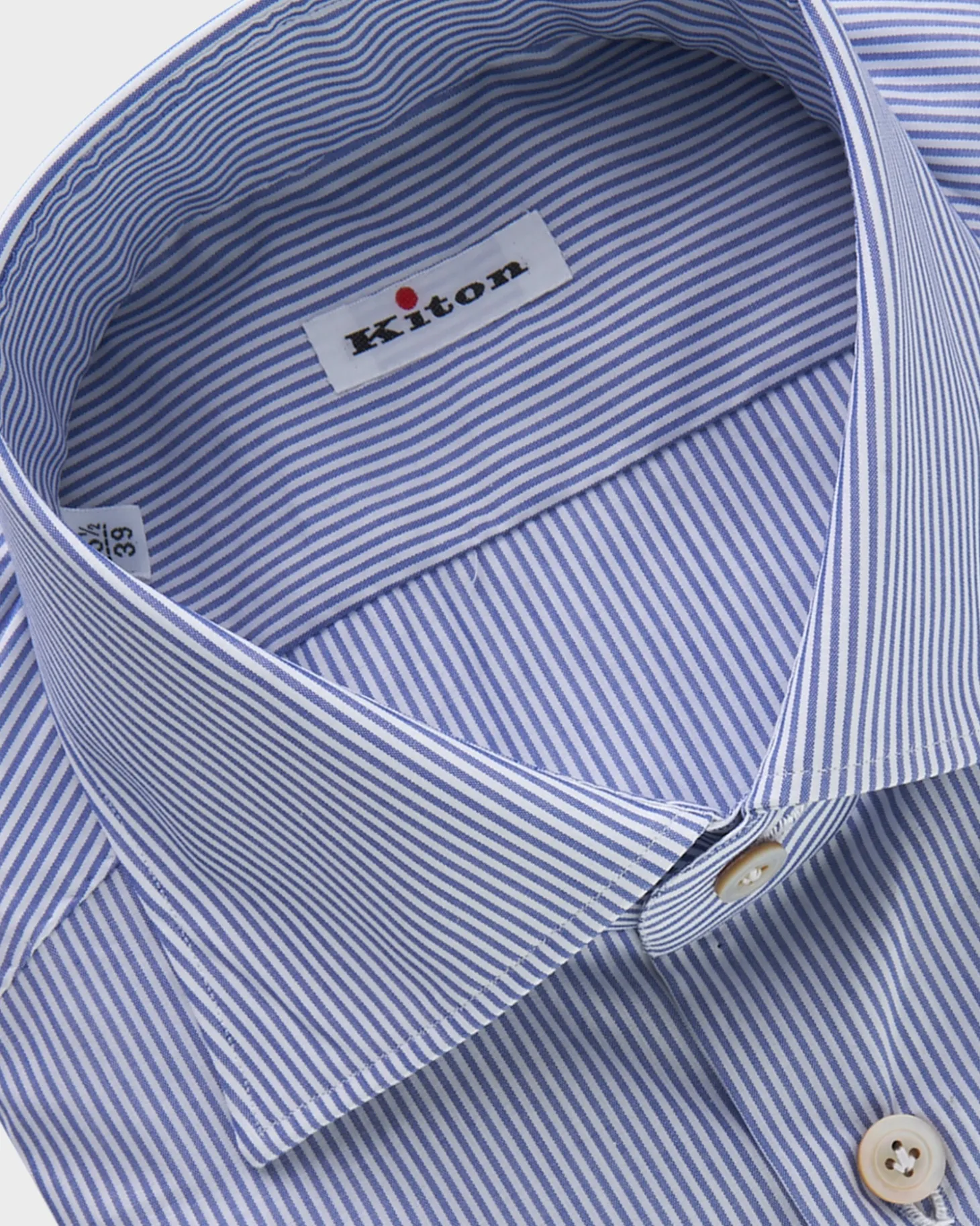 Blue Pinstripe Cotton Shirt