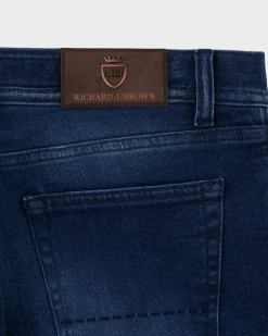 Blue Rising Sun Slim Fit Jeans