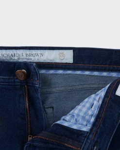 Blue Rising Sun Slim Fit Jeans