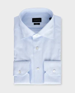Blue Stripe Trofeo Cotton Shirt