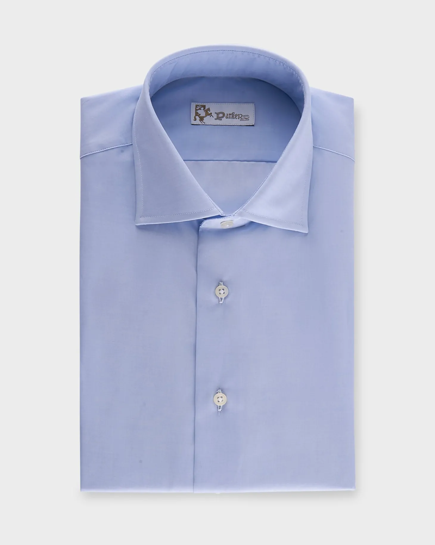 Blue Tailored Cotton Shirt