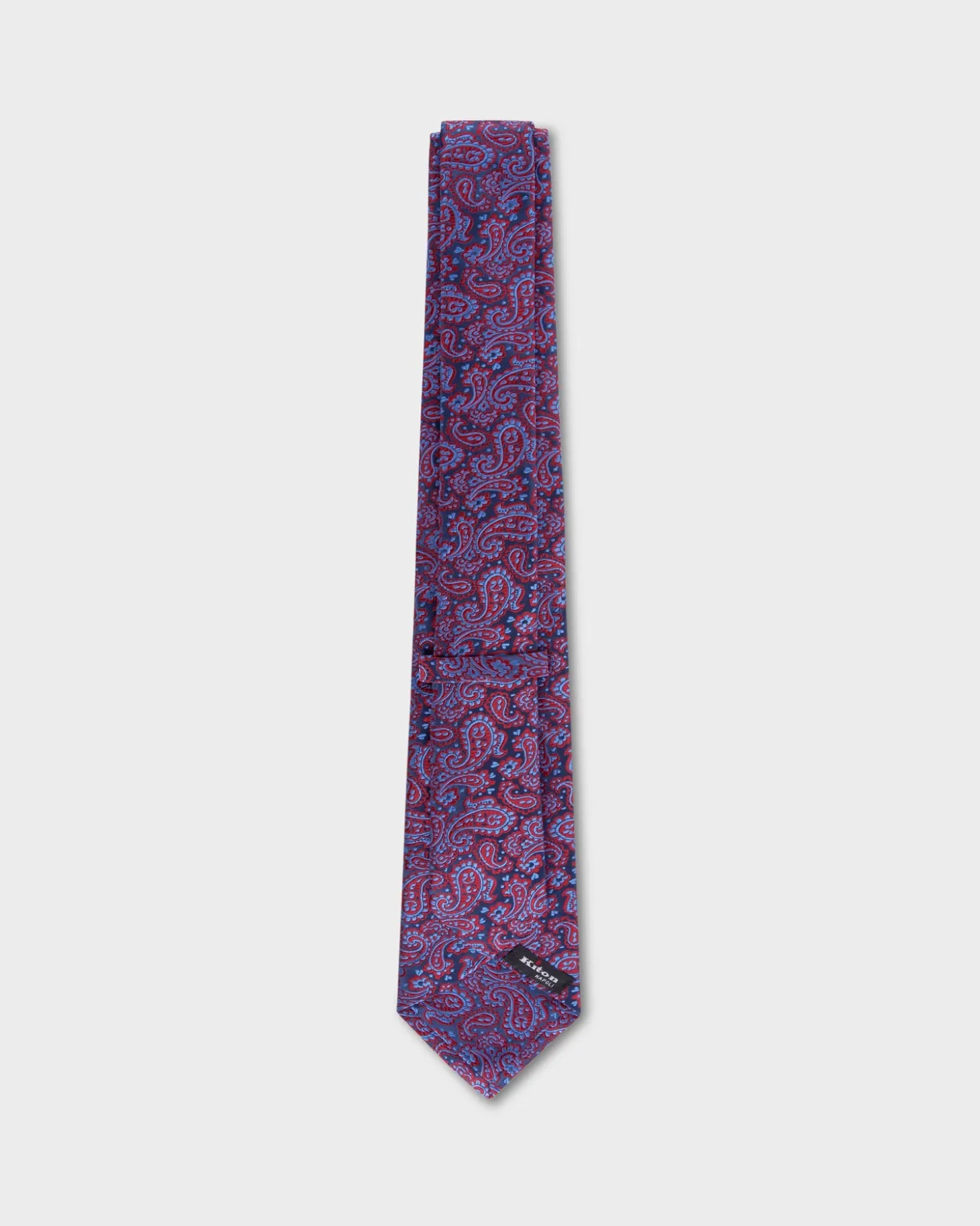 Blue With Red Paisley Tie