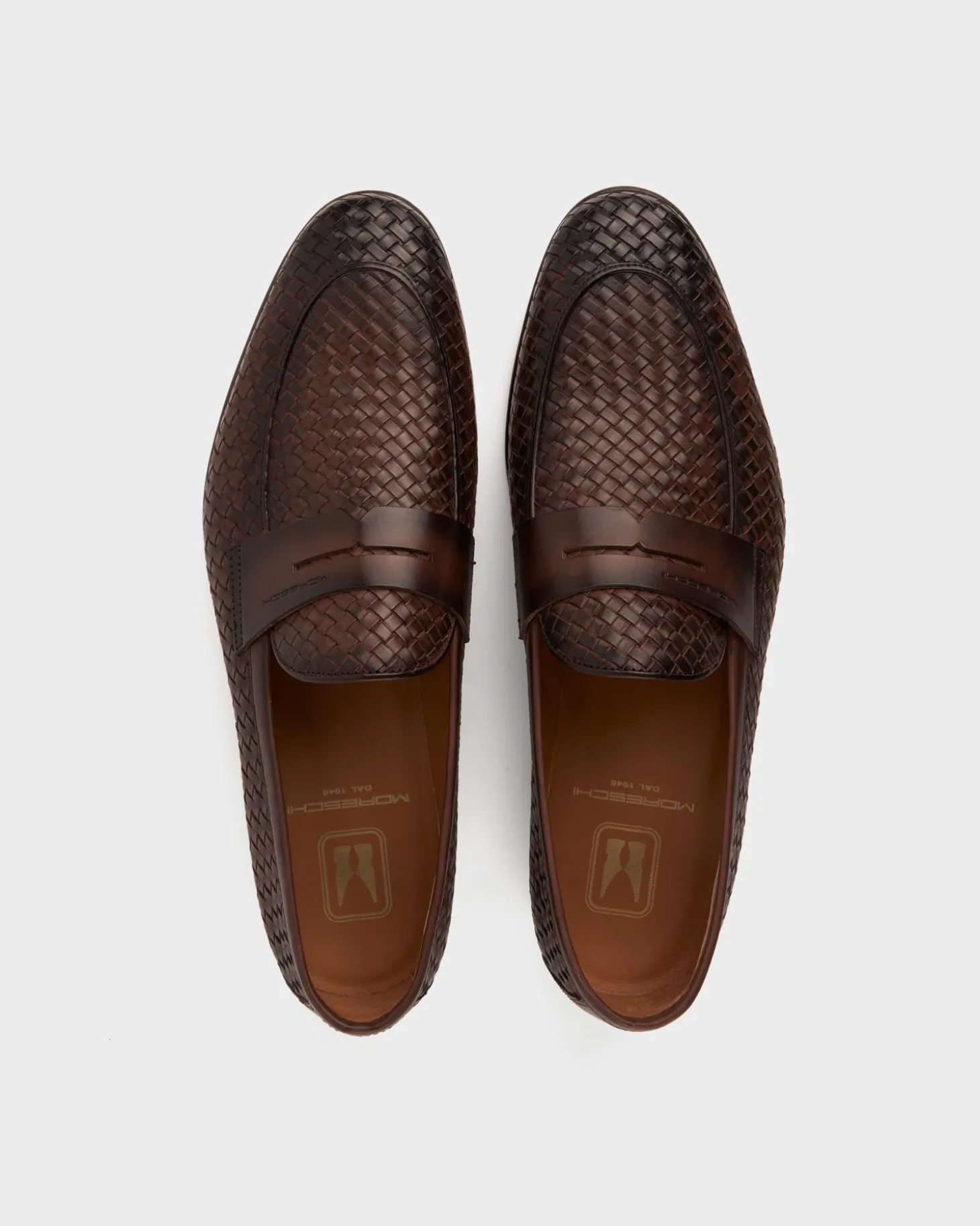 Brown Agadir Woven Leather Loafer