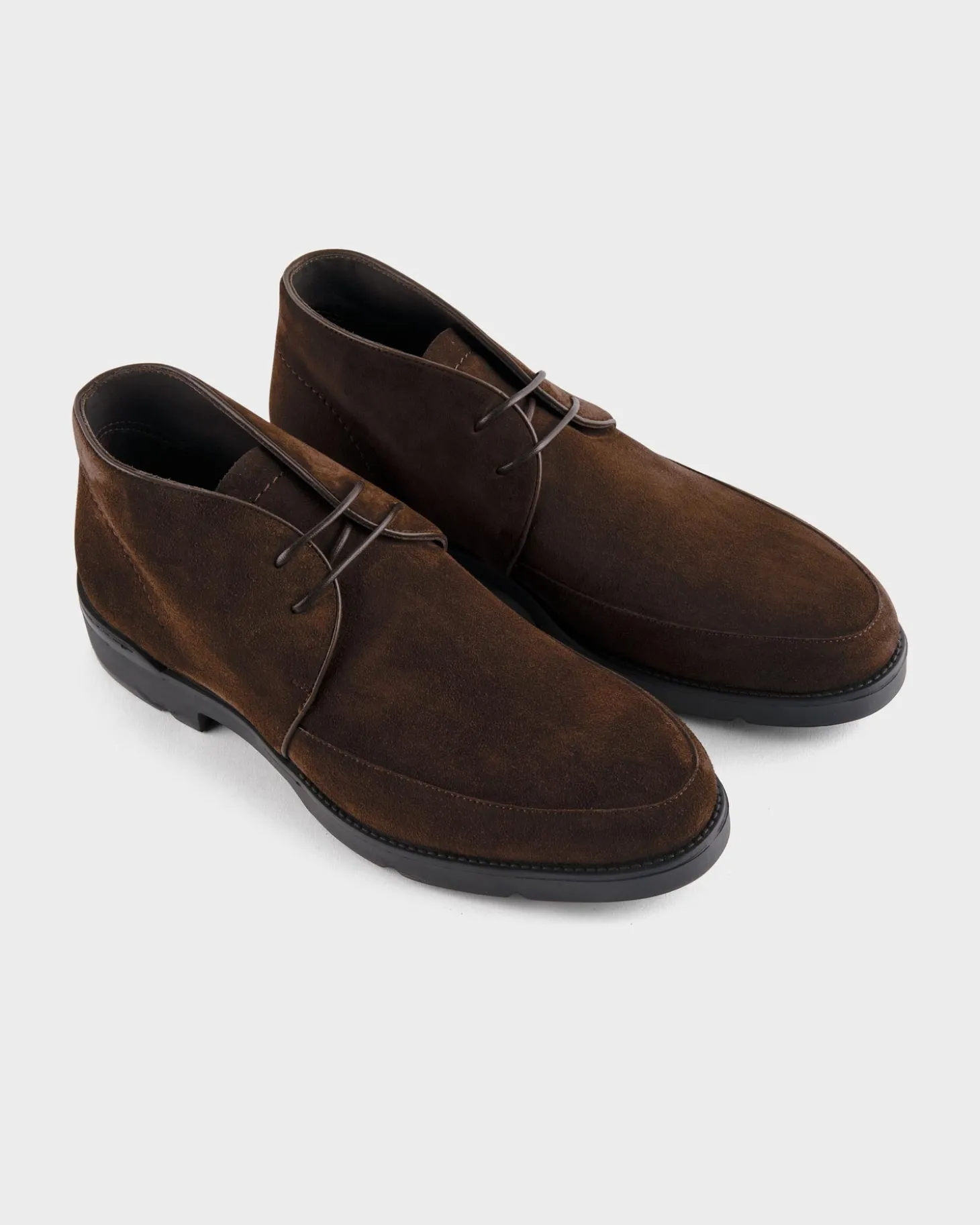 Brown Suede Ankle Boots