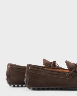 Brown Suede Driving Shoes