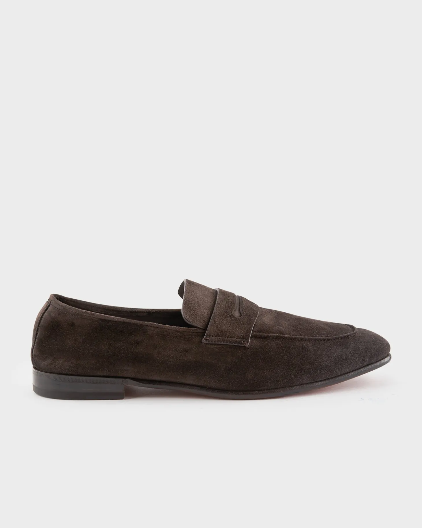 Brown Suede L'Asola Loafers