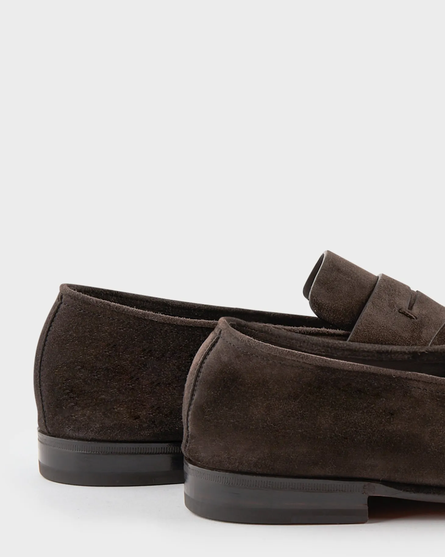 Brown Suede L'Asola Loafers