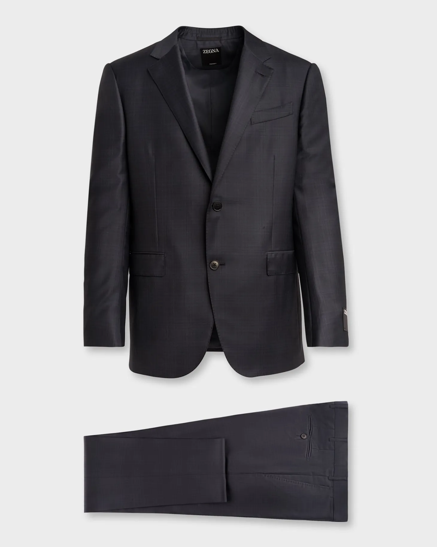 Charcoal Glen Check Trofeo Wool Suit
