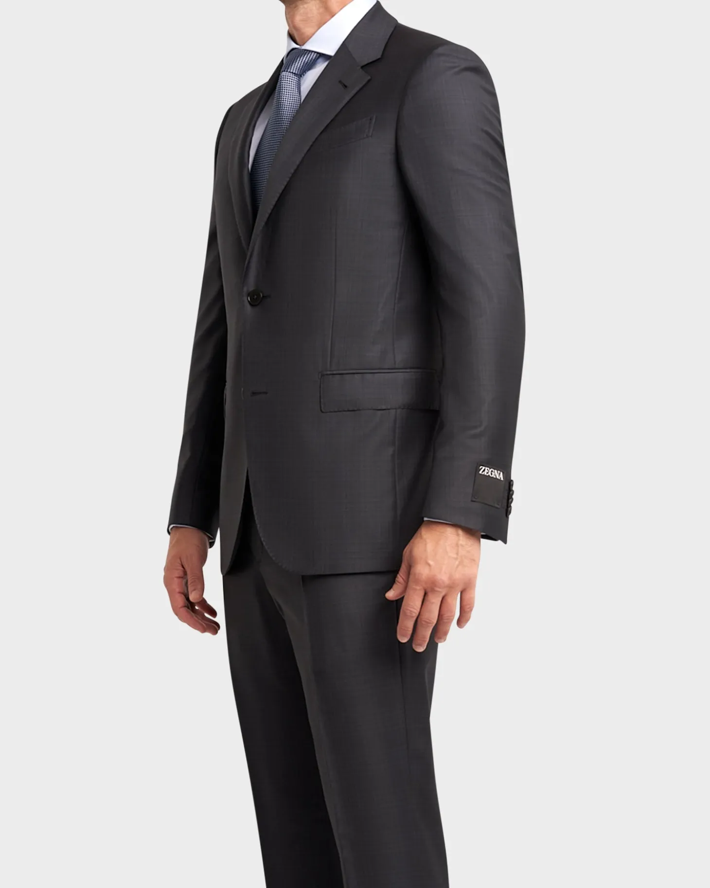 Charcoal Glen Check Trofeo Wool Suit