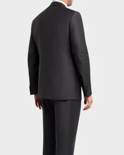 Charcoal Glen Check Trofeo Wool Suit