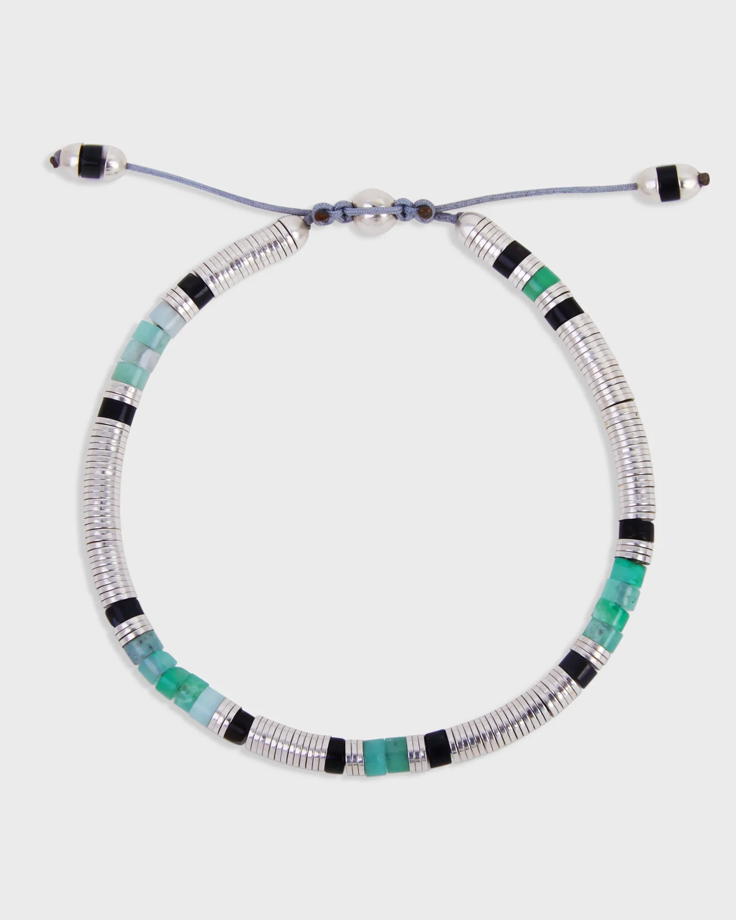 Chrysoprase Sonoran Sterling Silver Bracelet