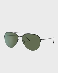 Cleamons Matte Black With Green Polar