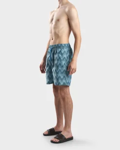 Cool Blue Copacabana Jacquard Board Shorts