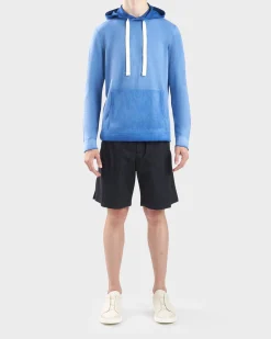 Cornflower Blue Drawstring Hoodie