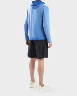 Cornflower Blue Drawstring Hoodie