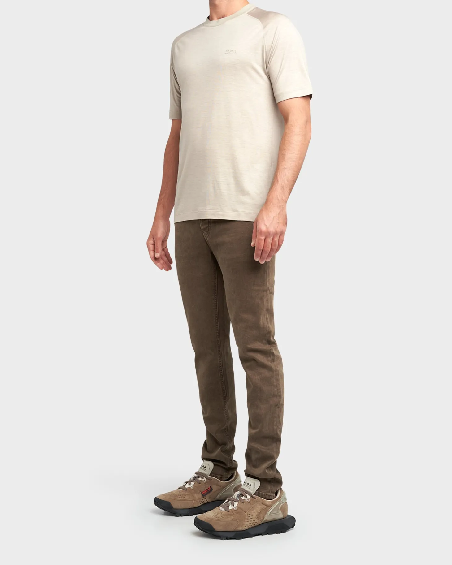 Dark Beige Cleveland Crop Jeans