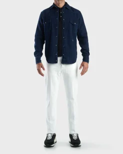 Dark Blue Denim Shirt
