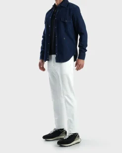 Dark Blue Denim Shirt