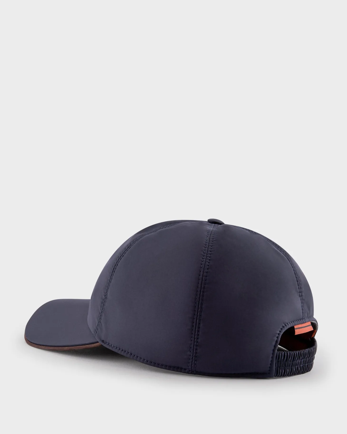 Dark Blue Nylon Baseball Cap