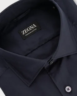 Dark Blue Premium Cotton Shirt
