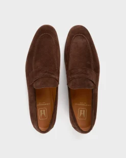 Dark Brown Suede Baku Loafer