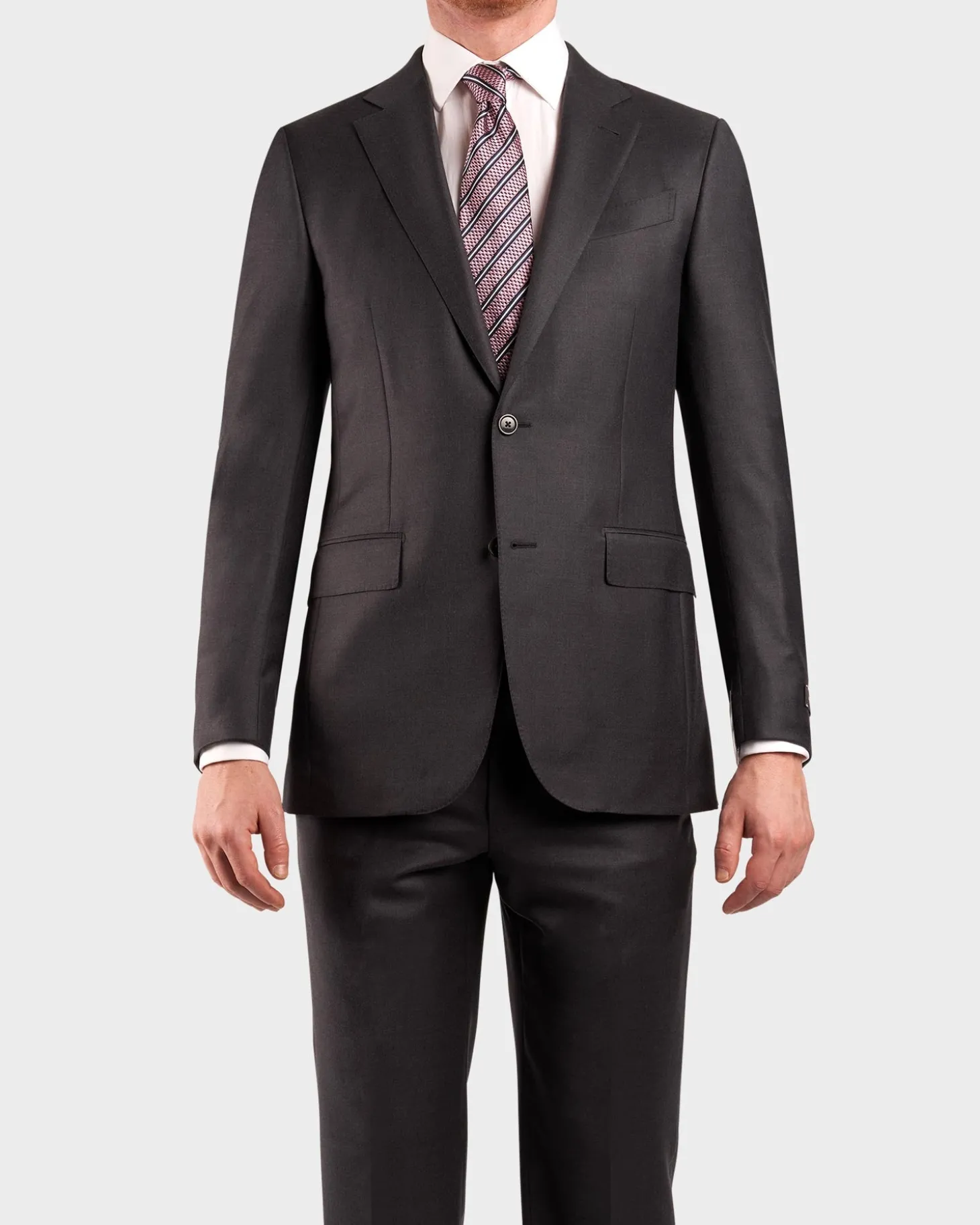 Dark Grey Trofeo Wool Suit