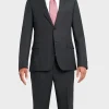 Dark Gunmetal Microstructure Wool Suit