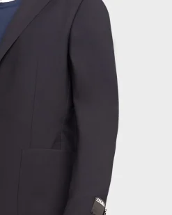 Dark Midnight Techmerino Wool Blazer
