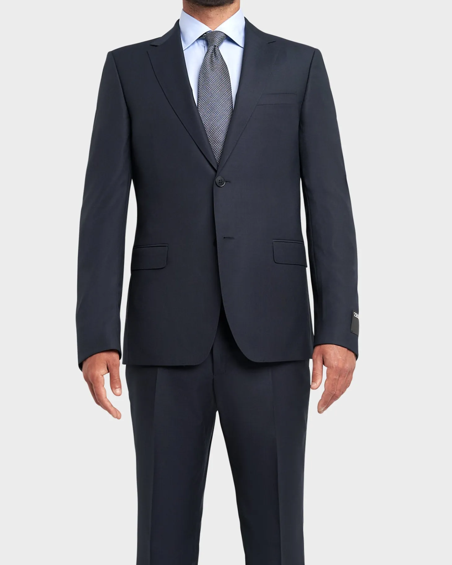 Dark Navy Wool Suit