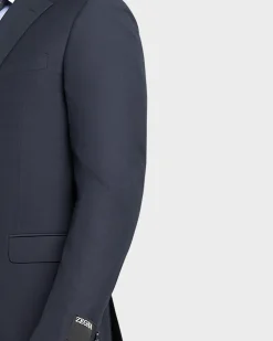 Dark Navy Wool Suit