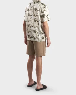 Dark Oat Roberto Tropico Silk Shirt