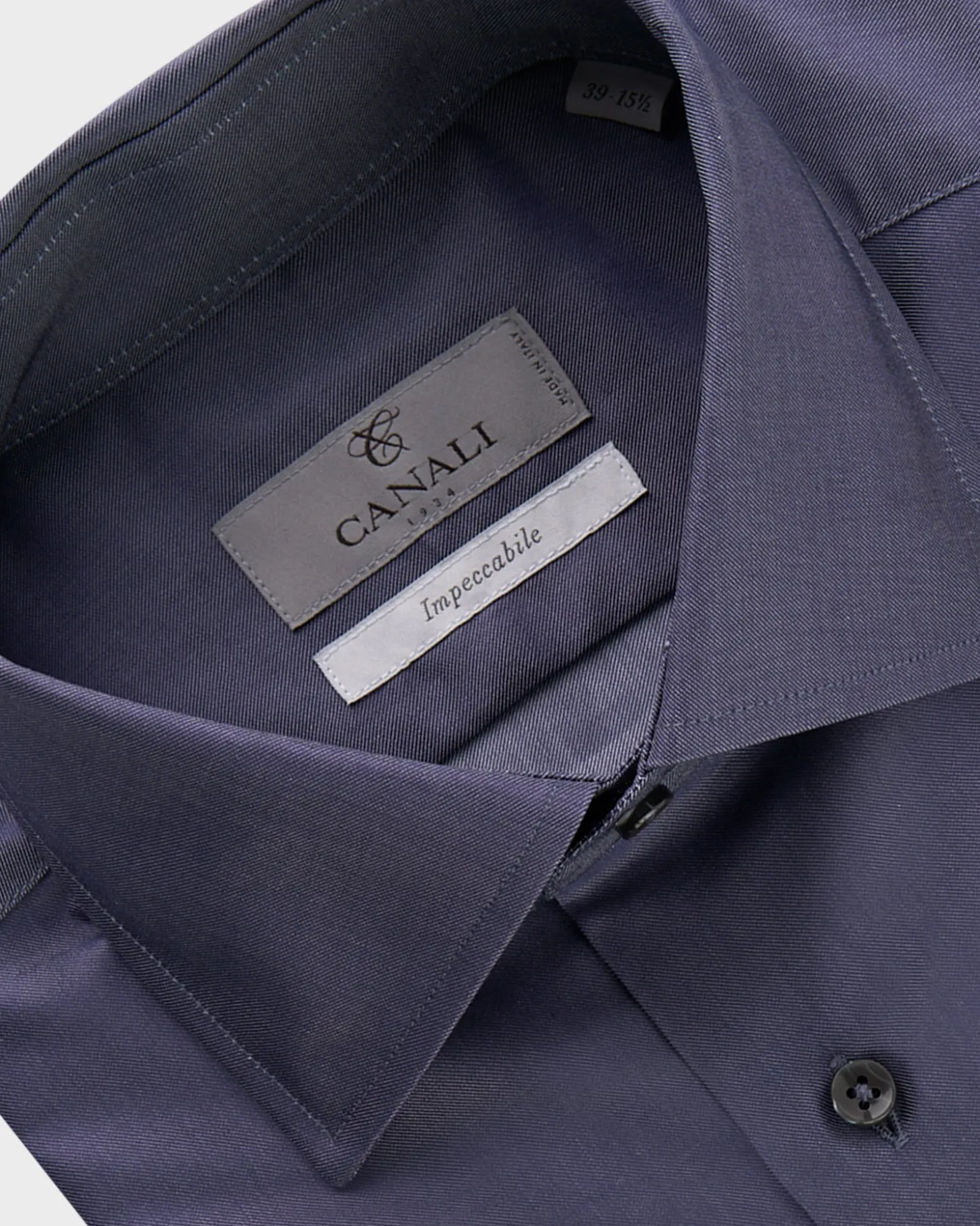 Deep Blue Shot Impeccabile Cotton Shirt
