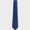 Deep Blue Textured Silk Tie