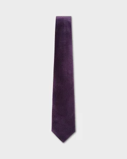 Deep Purple Textured Tie