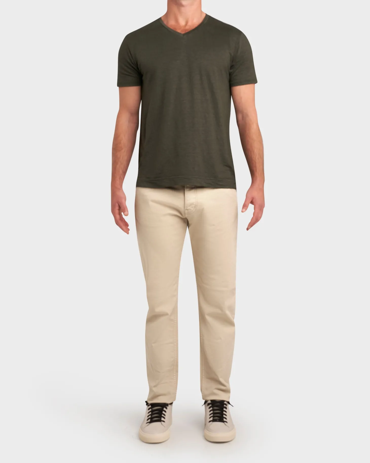 Ecru Old Comfort Cotton Stretch Jeans