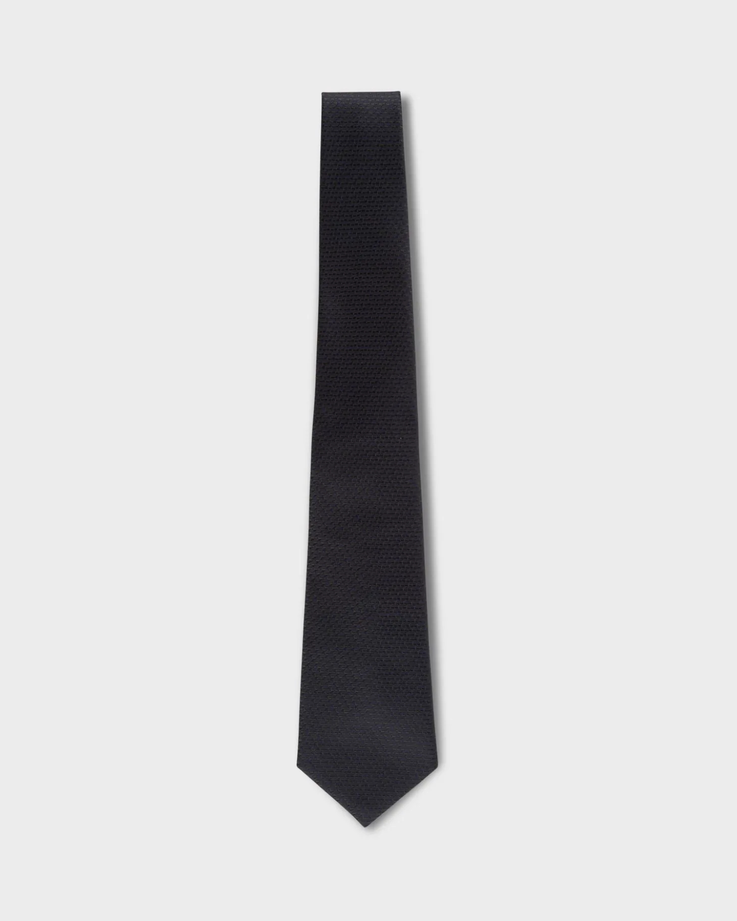 Emerald With Midnight Blue Microtexture Silk Tie
