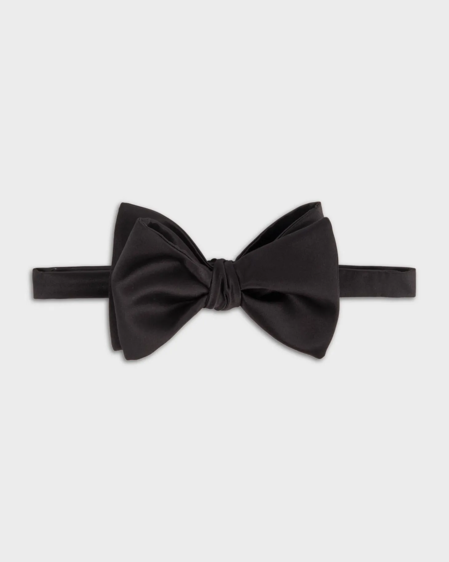 Essential Black Silk Bow Tie