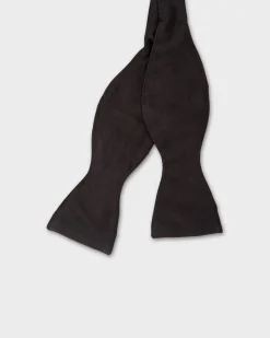 Essential Black Silk Bow Tie