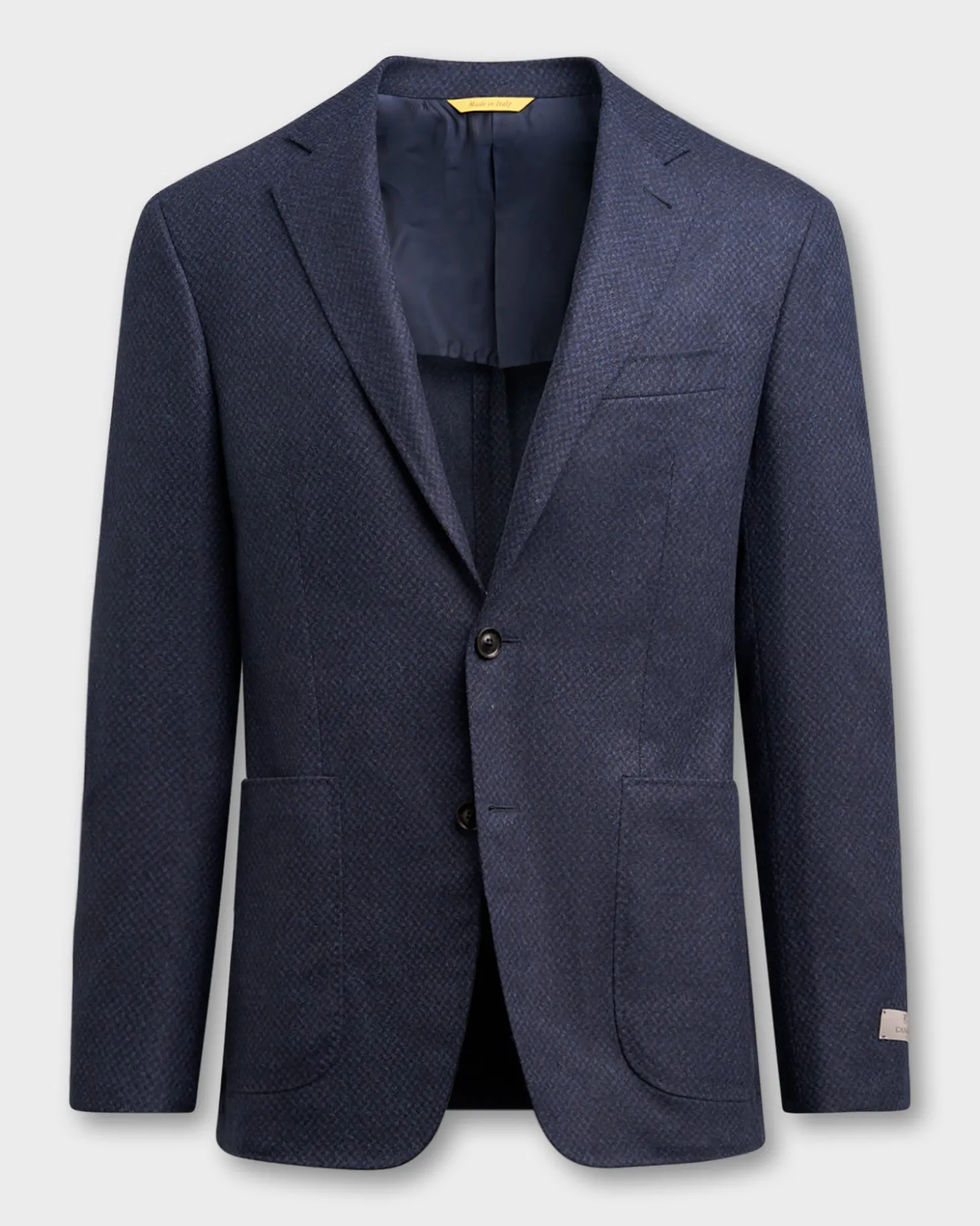 Exclusive Navy Wool Cashmere Kei Sports Jacket