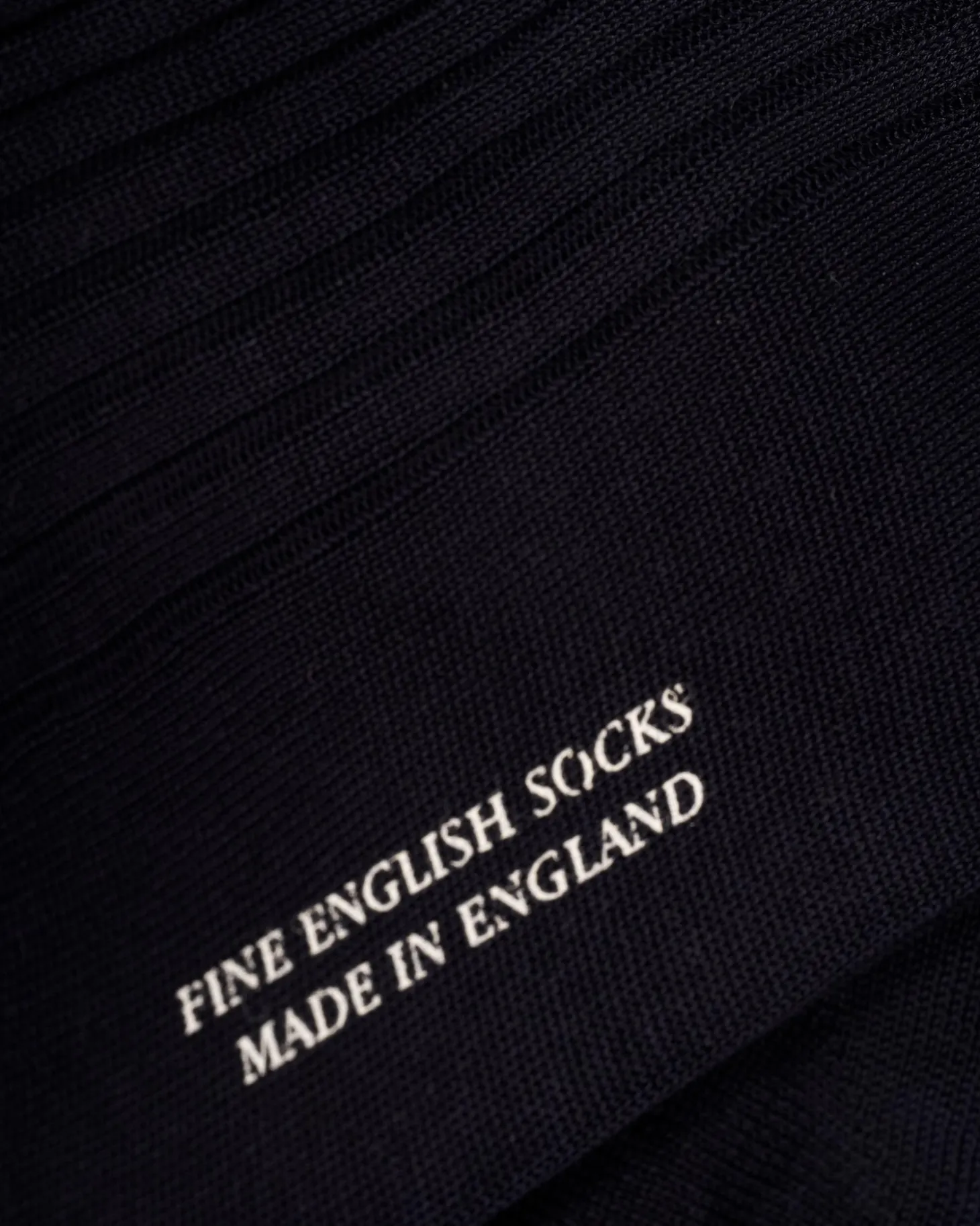 Extra Fine Navy Cotton Calf Length Socks