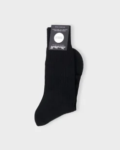 Fine Merino Wool Black Socks