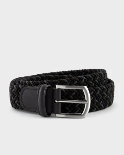 Green Blue And Grey Woven Elastic Belt