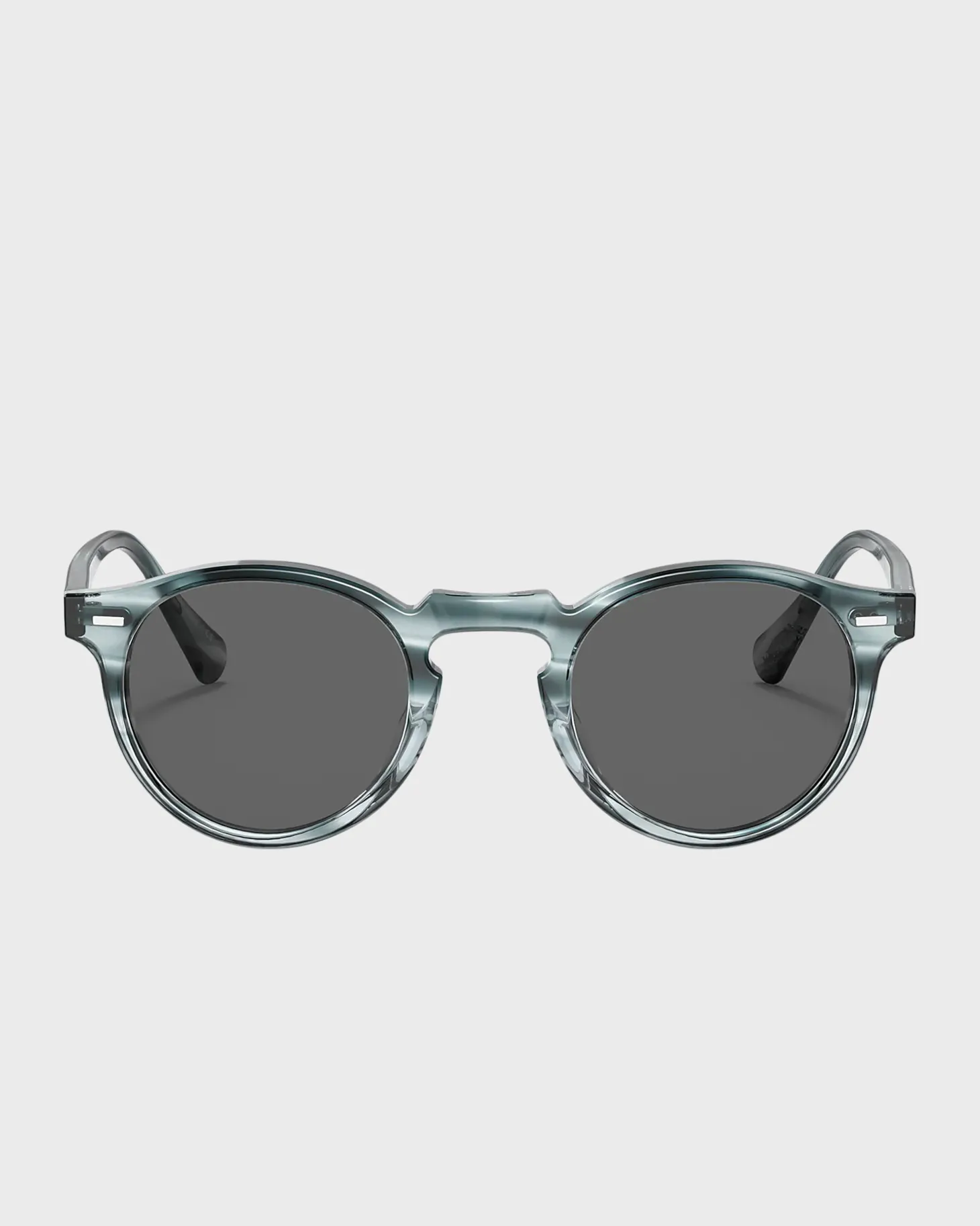 Gregory Peck Sun Washed Lapis With Carbon Grey