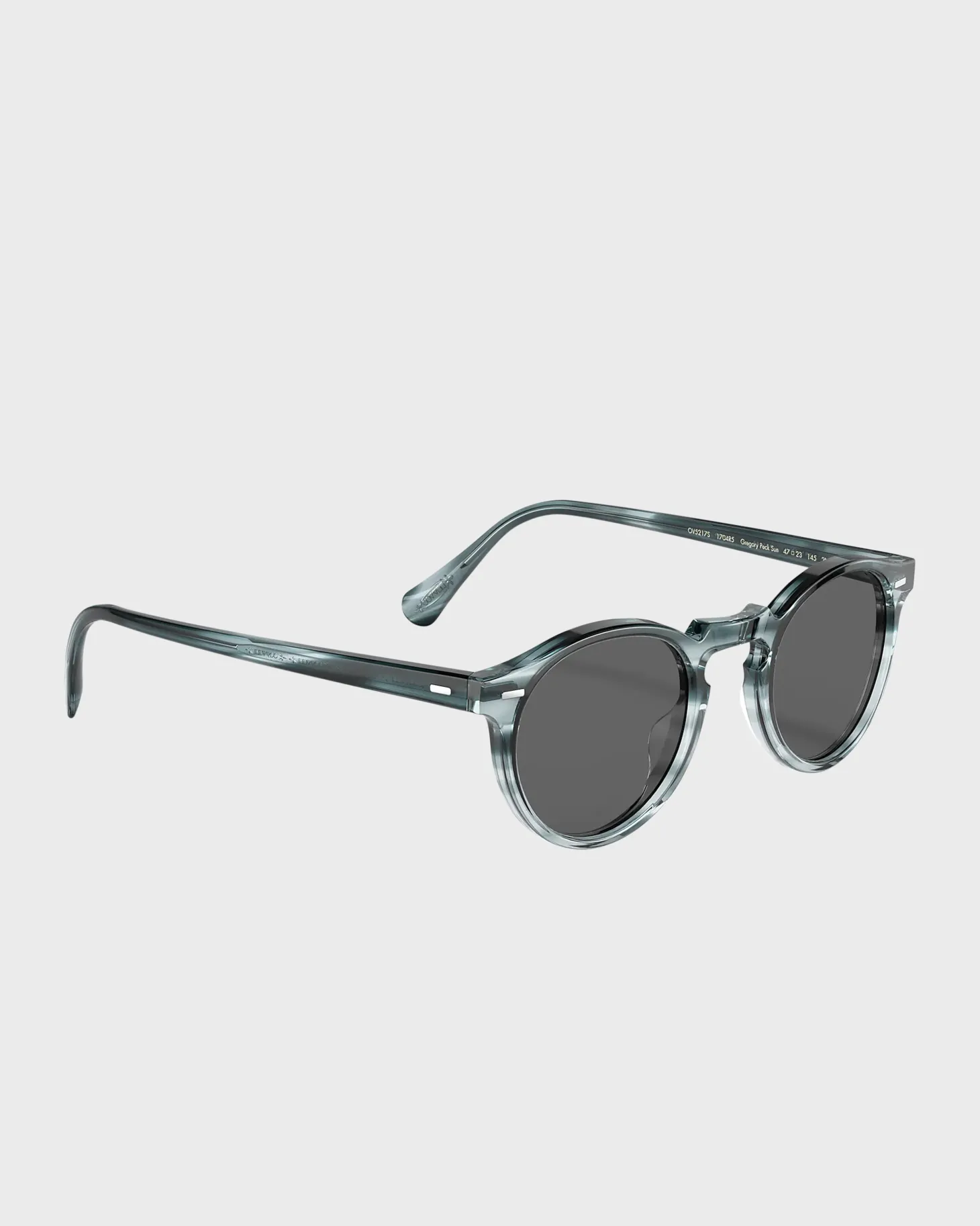Gregory Peck Sun Washed Lapis With Carbon Grey