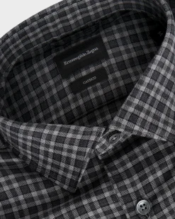 Grey Cashco Checked Shirt