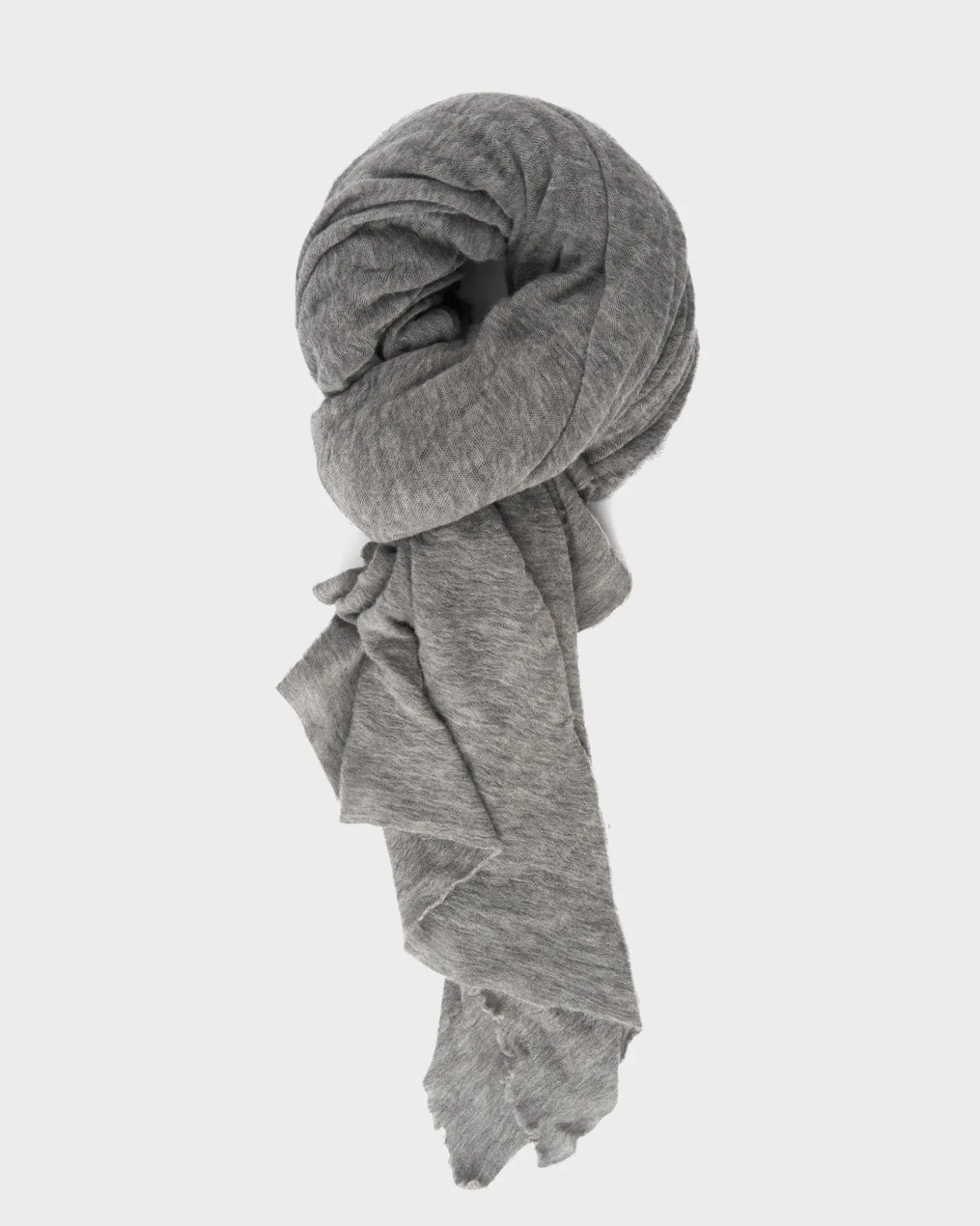 Grey Cashmere Scarf