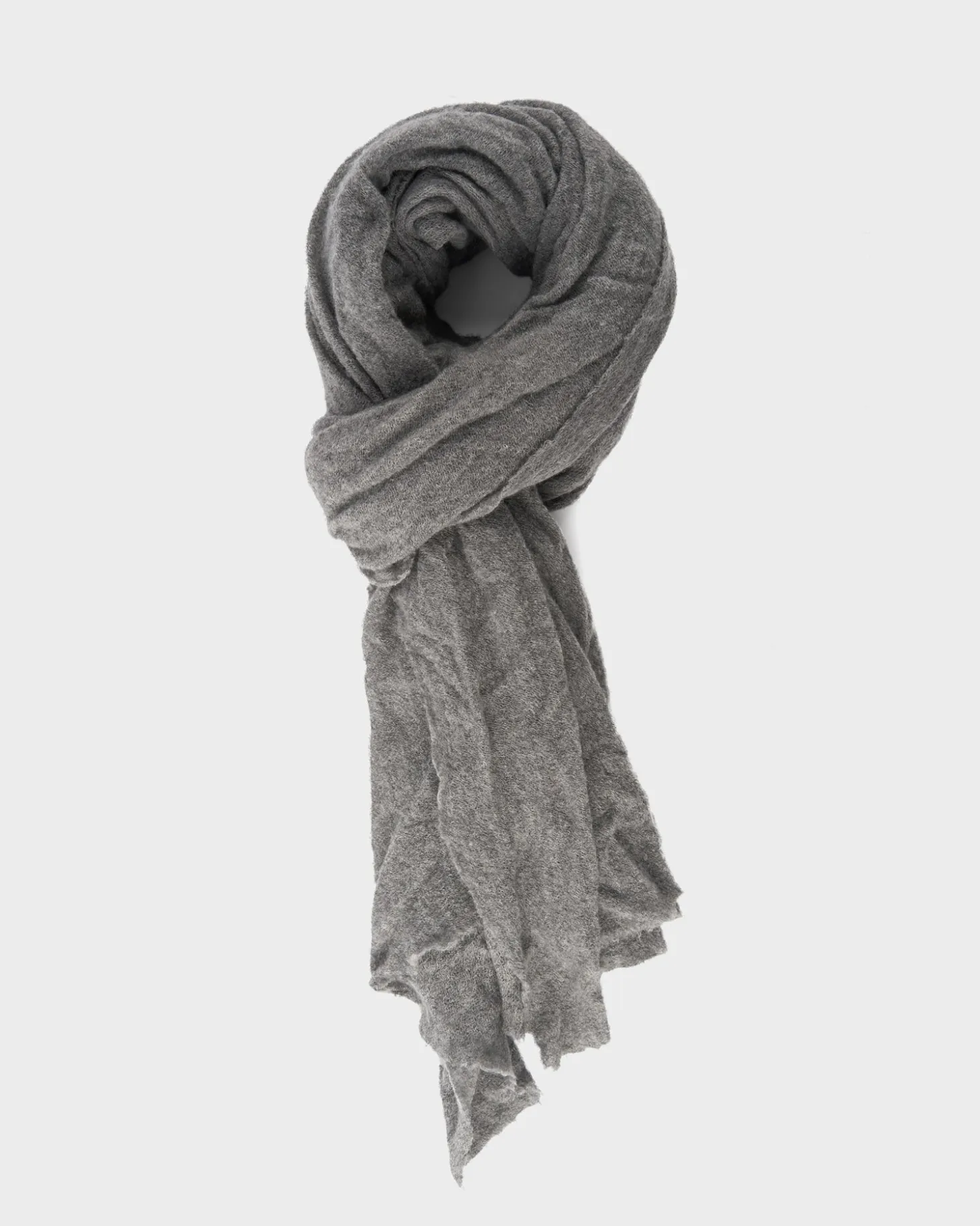 Grey Cashmere Scarf